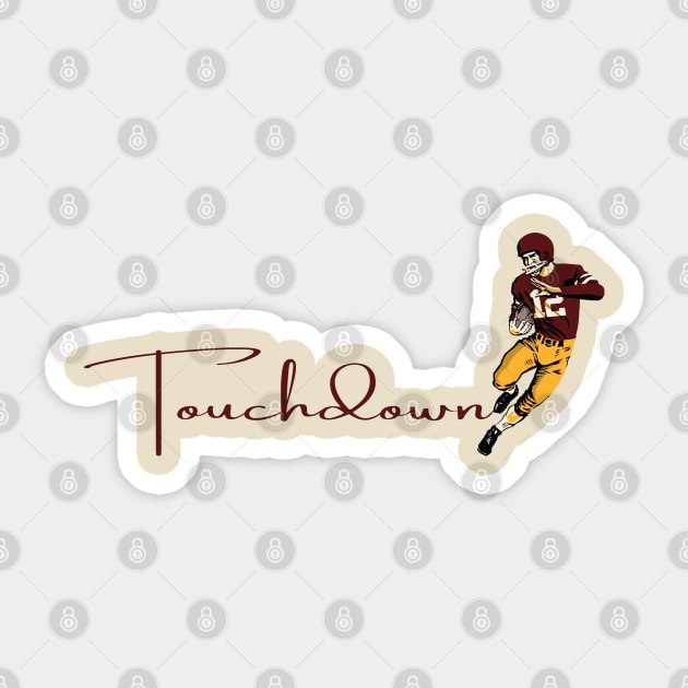 Touchdown Commanders! Sticker by Rad Love